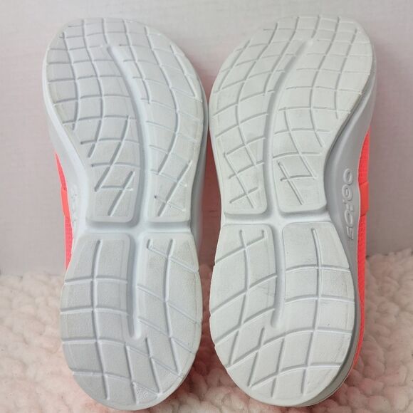 OOFOS OOmg Low Top Comfort Recovery Shoes Unisex W 12, M 10.5 Coral Orange - Picture 10 of 11